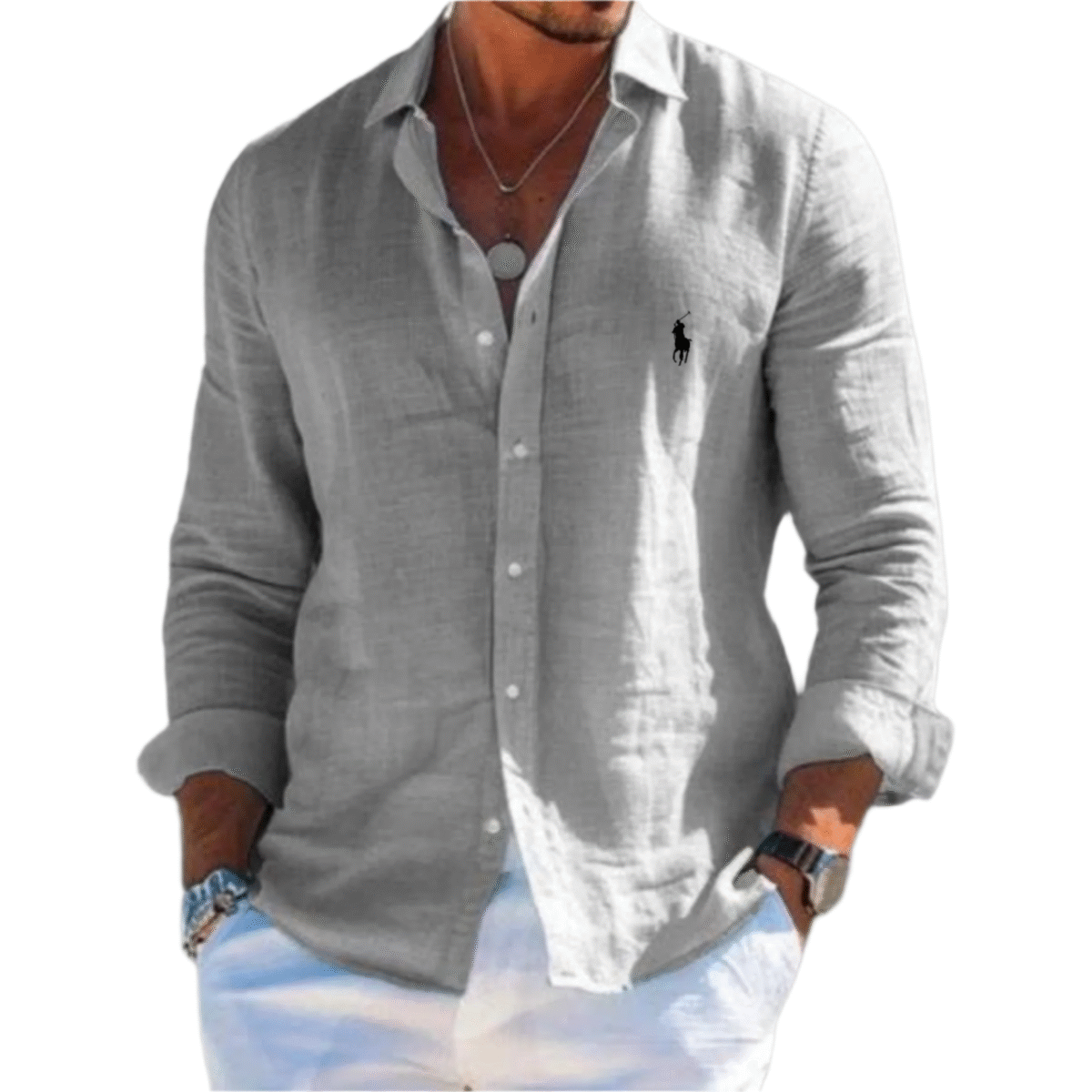 ᏒᎪᏞᏢᎻ ᏞᎪՍᏒЕΝ | Elegant Shirt - Image 1