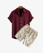 Premium Linen Shirt & Shorts Set - Image 2