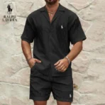 RL™ Textured Shirt & Shorts Summer Set - Image 3