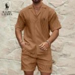 RL™ Textured Shirt & Shorts Summer Set - Image 4